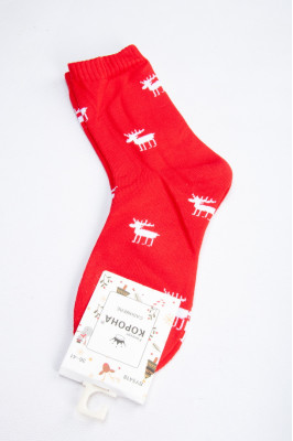 Шкарпетки жіночі новорічні кашемір